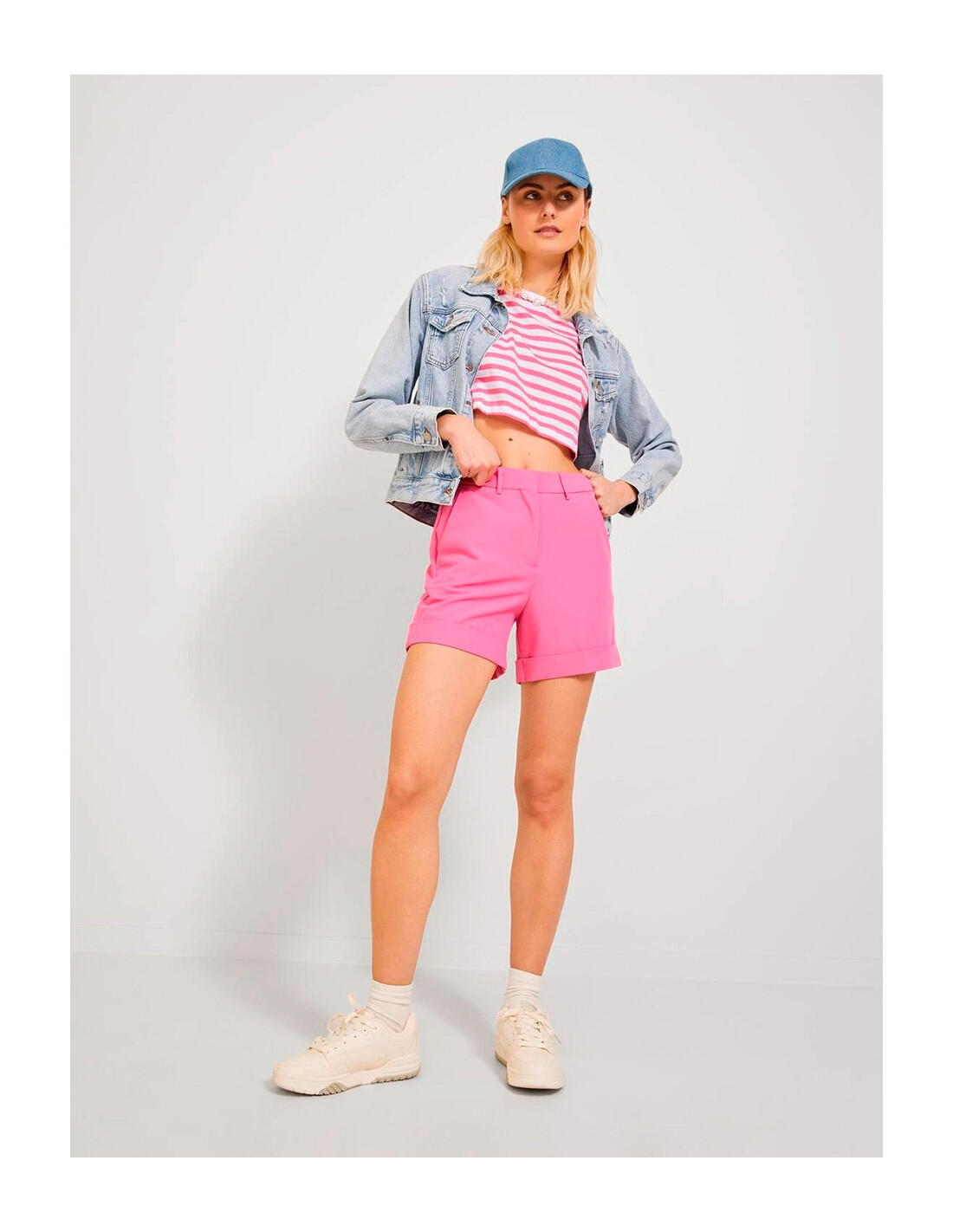 JJXX Alvira SL Slim Crop - Camiseta 3/5