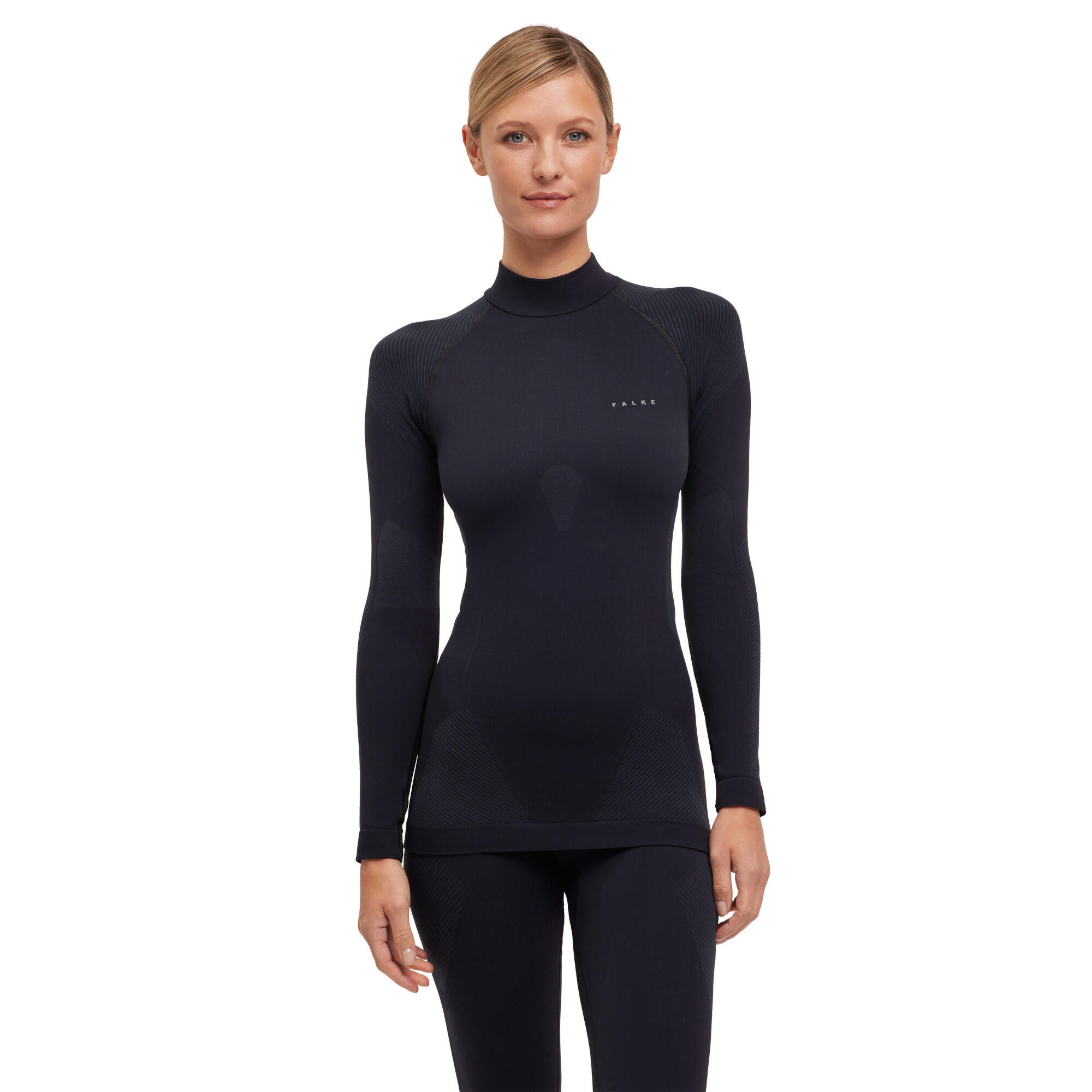 FALKE Falke Damen Langarmshirt Warm Longsleeved Shirt Turtleneck 39160