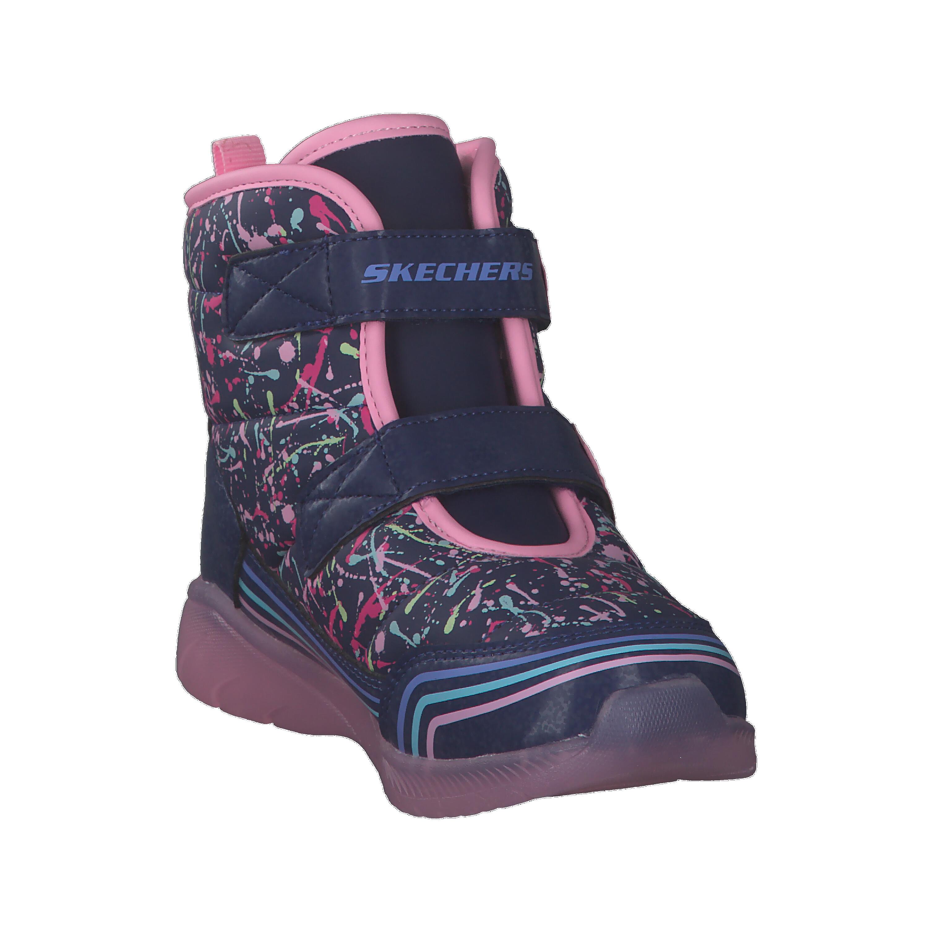 Stivali Skechers Lights Illumi, Viola, Bambini 2/15