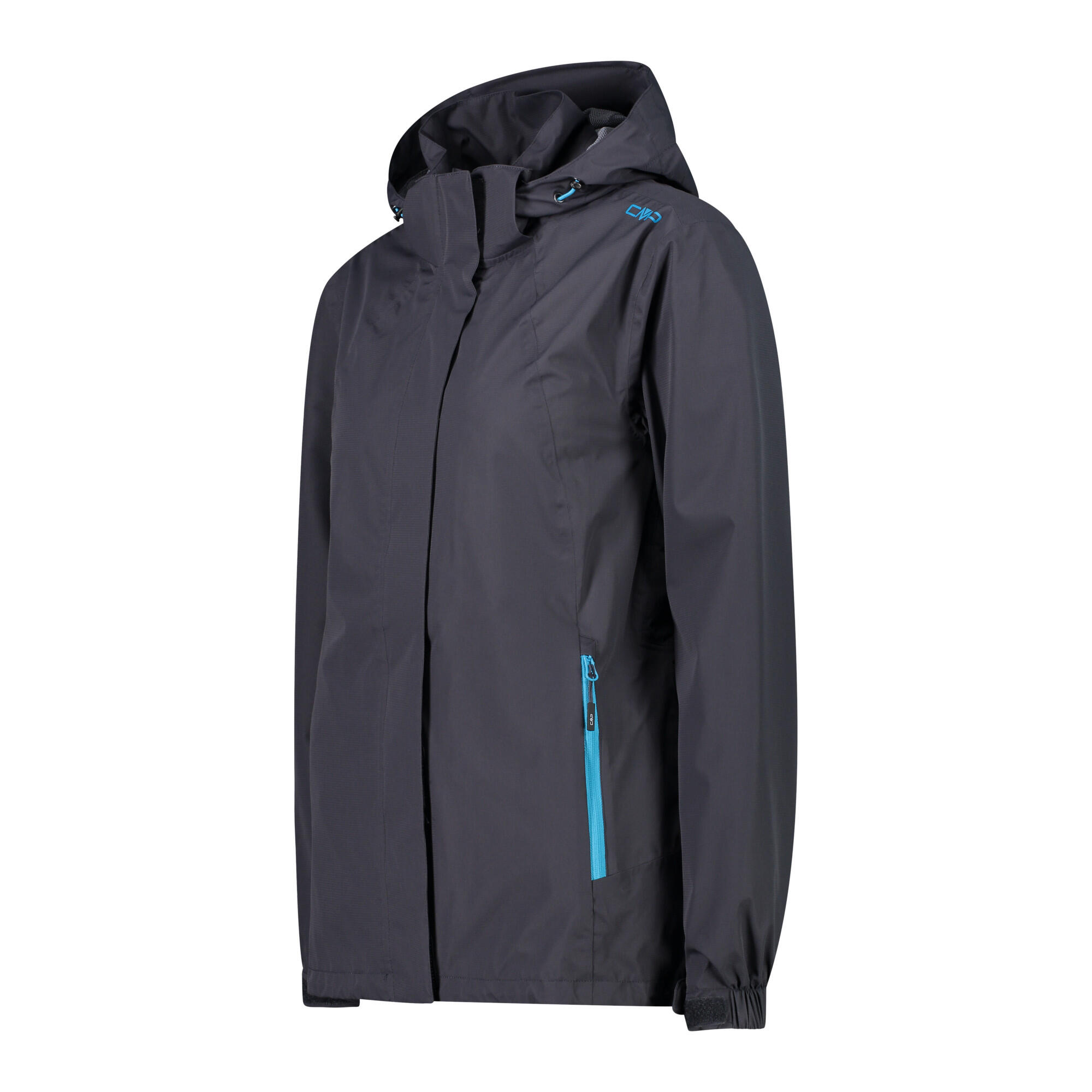 Damen wasserdichte Jacke mit Kapuze und Belüftung CMP 3/5