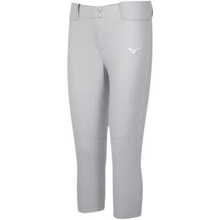 Pantalon Mizuno Stretch SB pour femme avec ceinture, taille L, gris