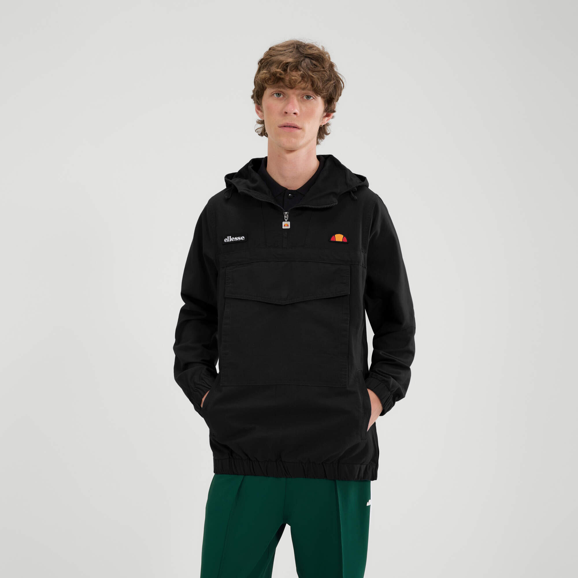 Ellesse kurtka męska z kapturem Mont 3 Oh Jacket SHB23139011 XL czarny