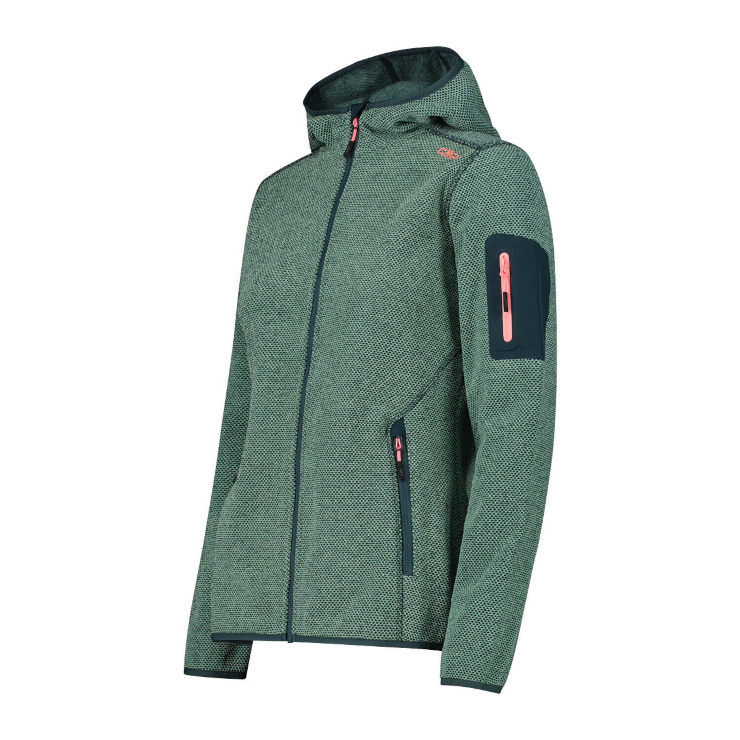 CMP Damen Jacke Knitted Melange Hoody 3H19826 3/3