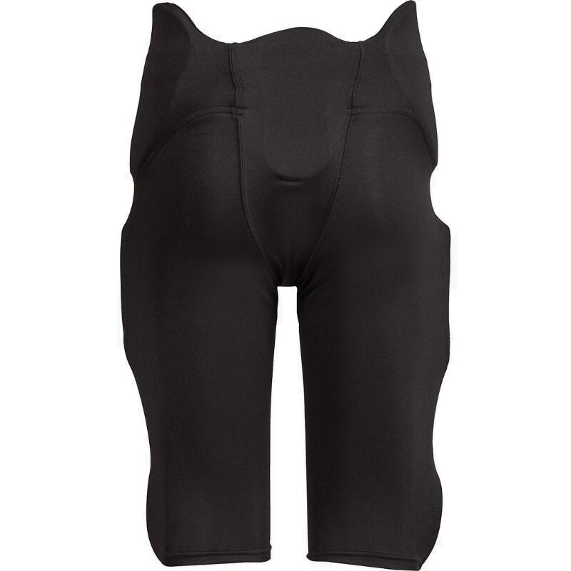 Pantaloni di sicurezza Riddell con protezioni per ragazzi, taglia XL, neri 3/4