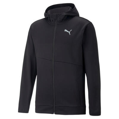 Felpa con cappuccio in pile con zip intera Puma All day