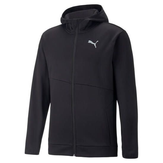 Felpa con cappuccio in pile con zip intera Puma All day