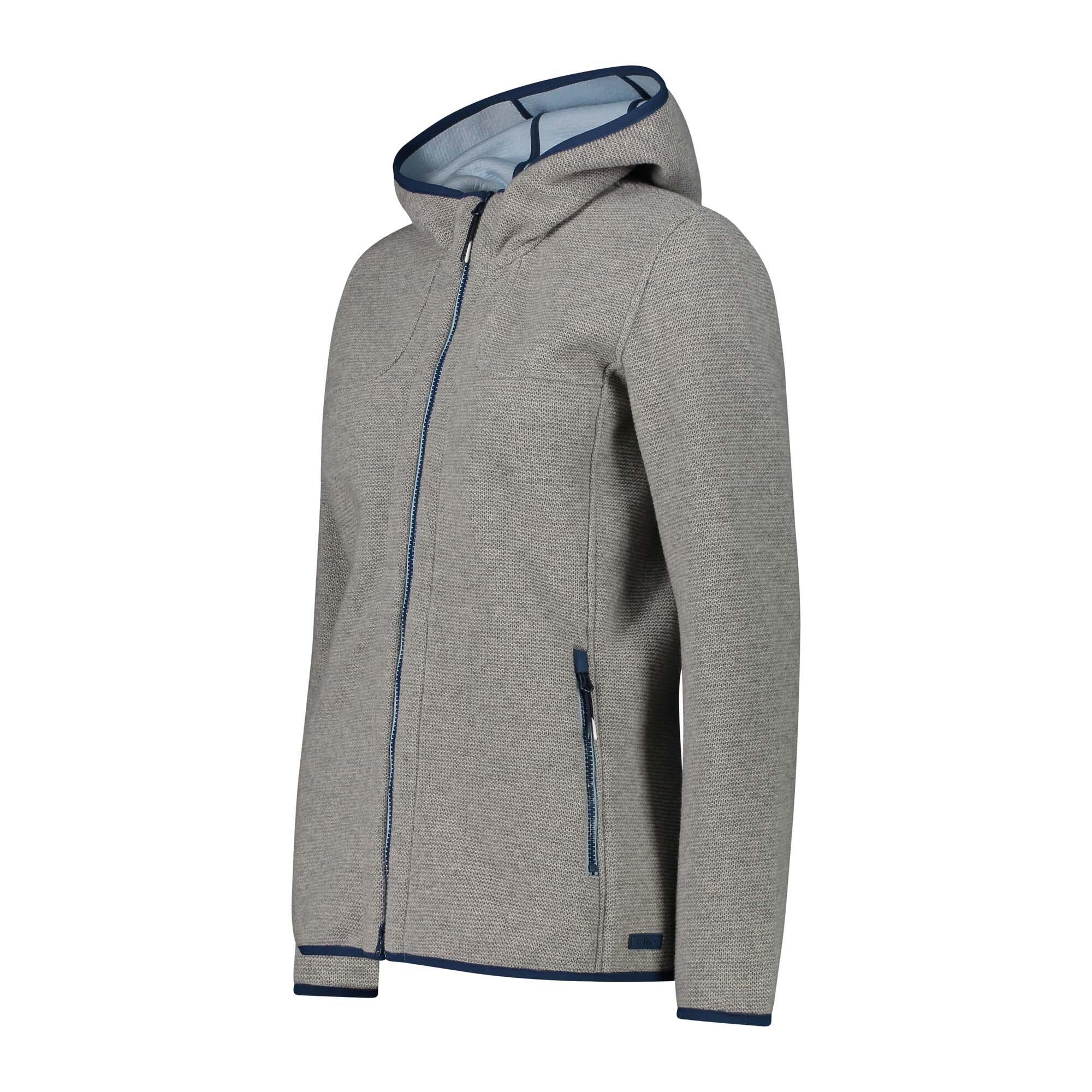 Giacca con cappuccio in lana donna CMP 3/3