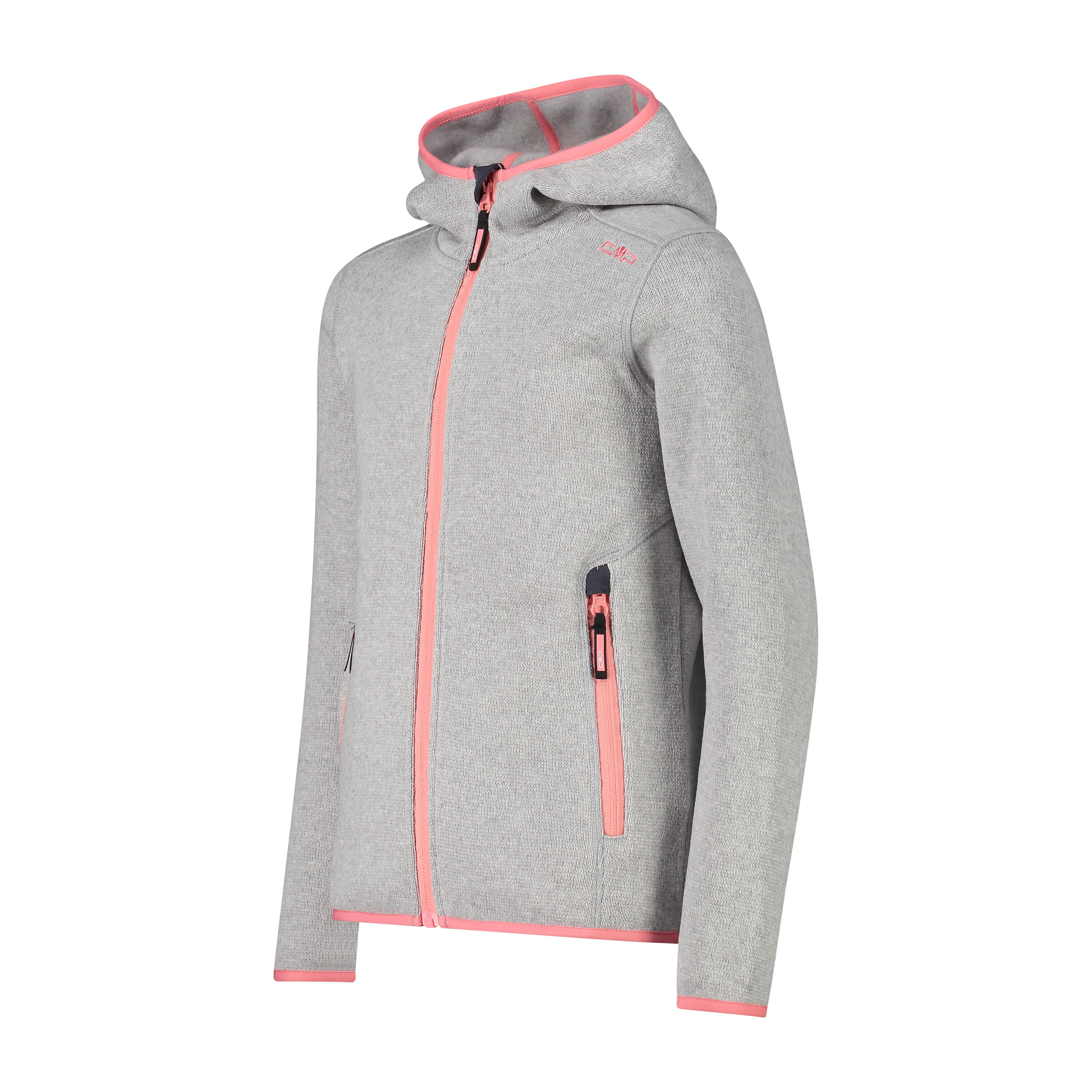 CMP Mädchen Fleece Jacke Fix Hood 3H19825 3/3