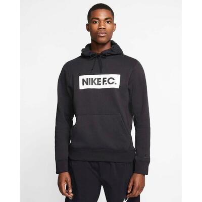 Nike f.c. essentiële hoodie voor heren - zwart
