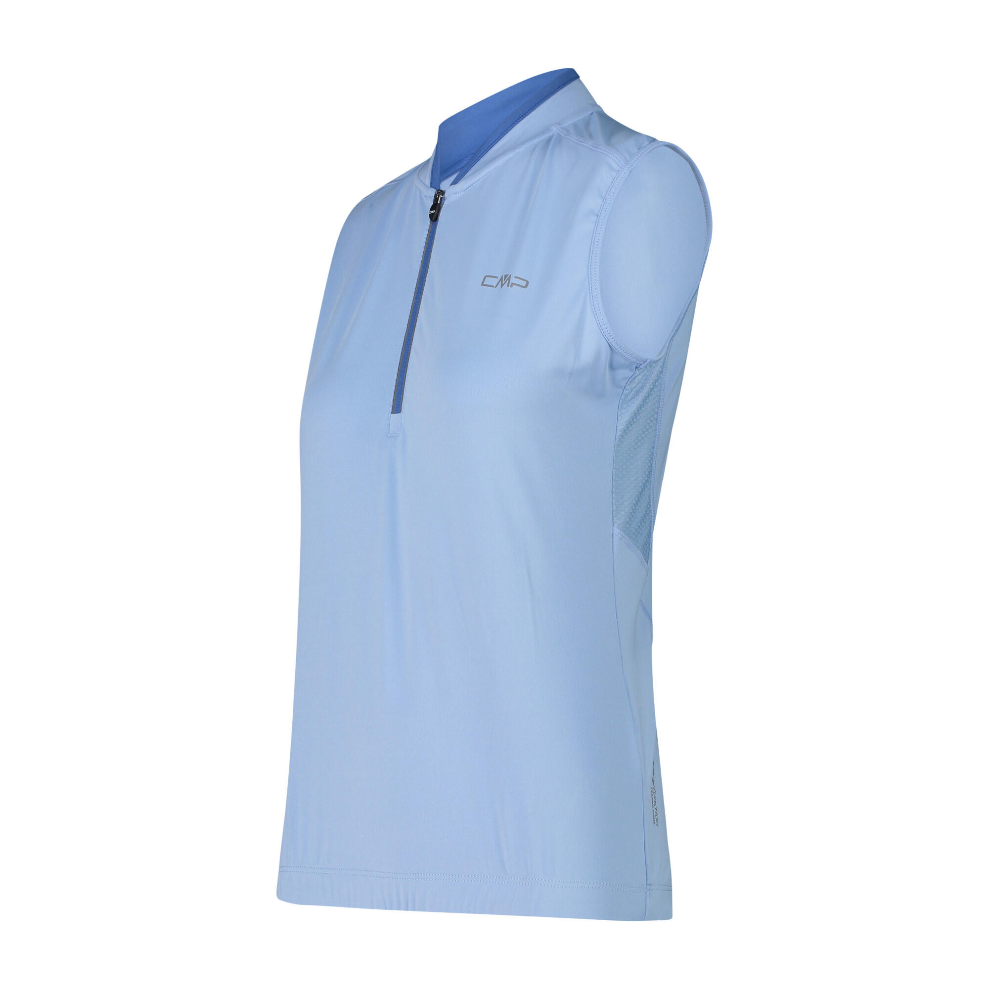 Maglia donna senza maniche con mezza zip CMP 3/3