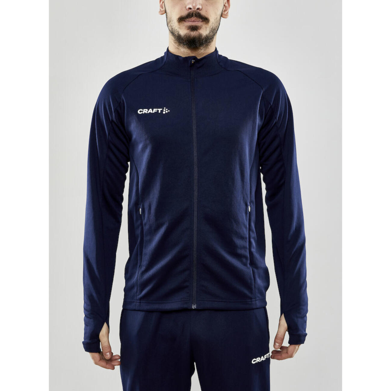 Craft Evolve Top Full Zip Heren - Marine 3/5