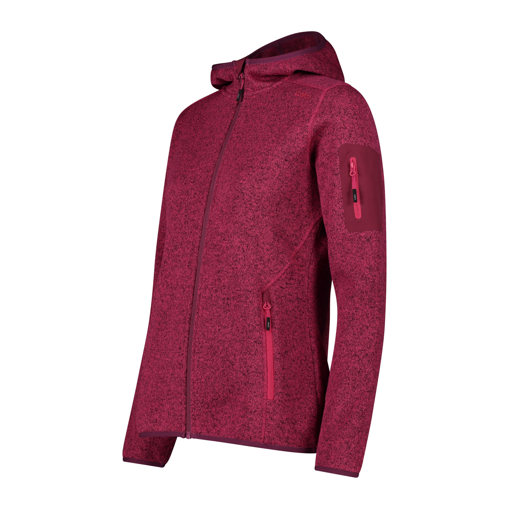 CMP Damen Jacke Knitted Melange Hoody 3H19826 3/3