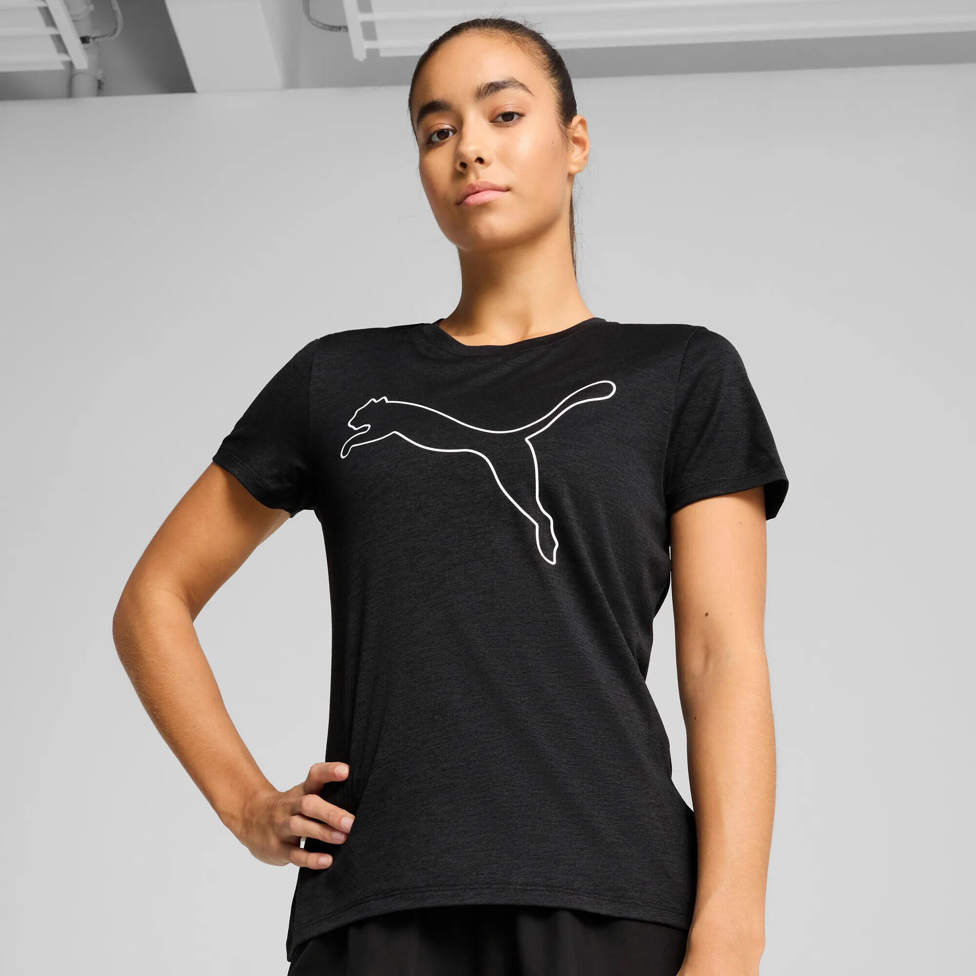Damska melanżowa koszulka TAD ESSENTIALS z logo PUMA 9/13