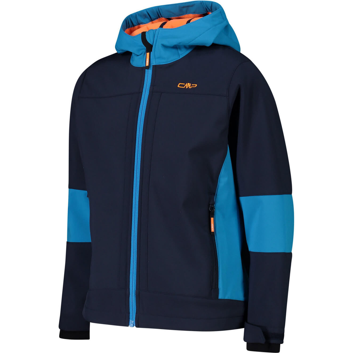 Chaqueta impermeable con capucha fija para niños CMP 3/4