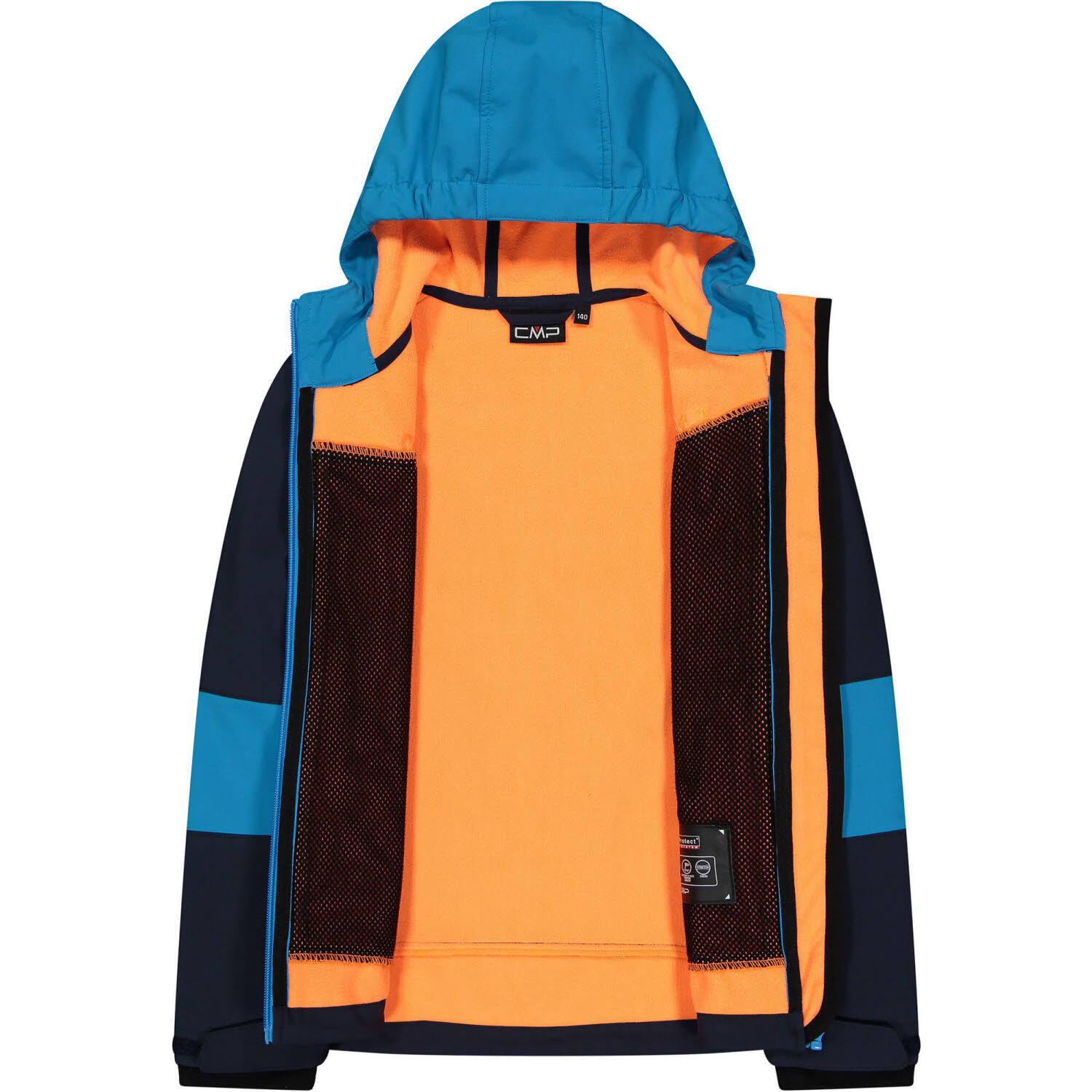 Chaqueta impermeable con capucha fija para niños CMP 4/4