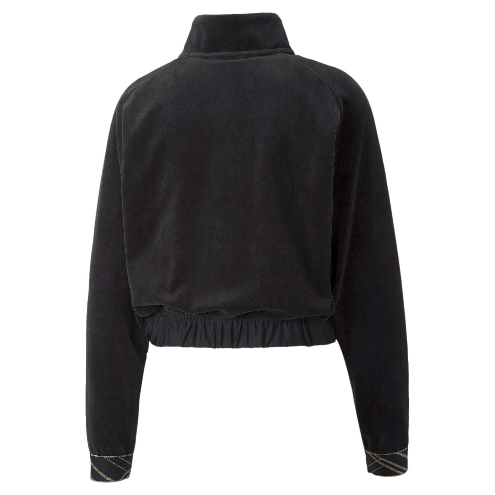 Puma Damen Trainingsjacke Deco Glam Velour Full Zip 522254 2/3