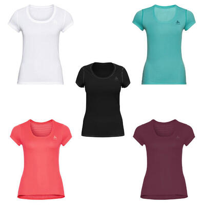 Odlo Active F-Dry Light Eco Kurzarmtrikot Weiß Damen