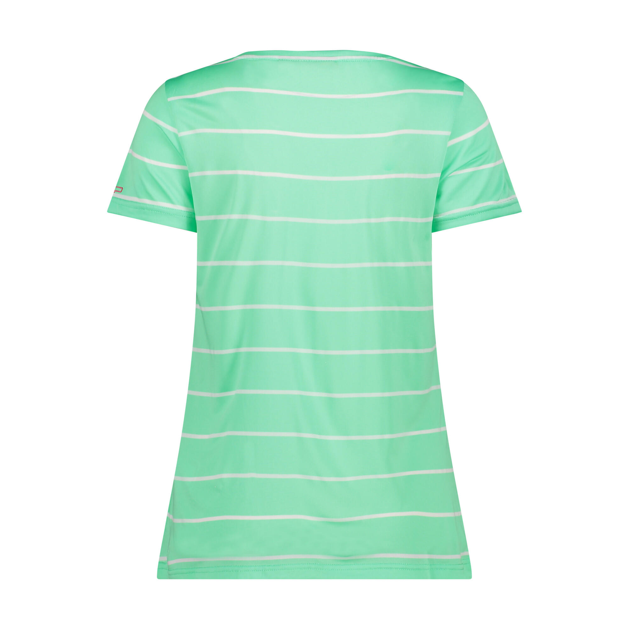 Camiseta de rayas con cuello redondo para mujer CMP 2/3