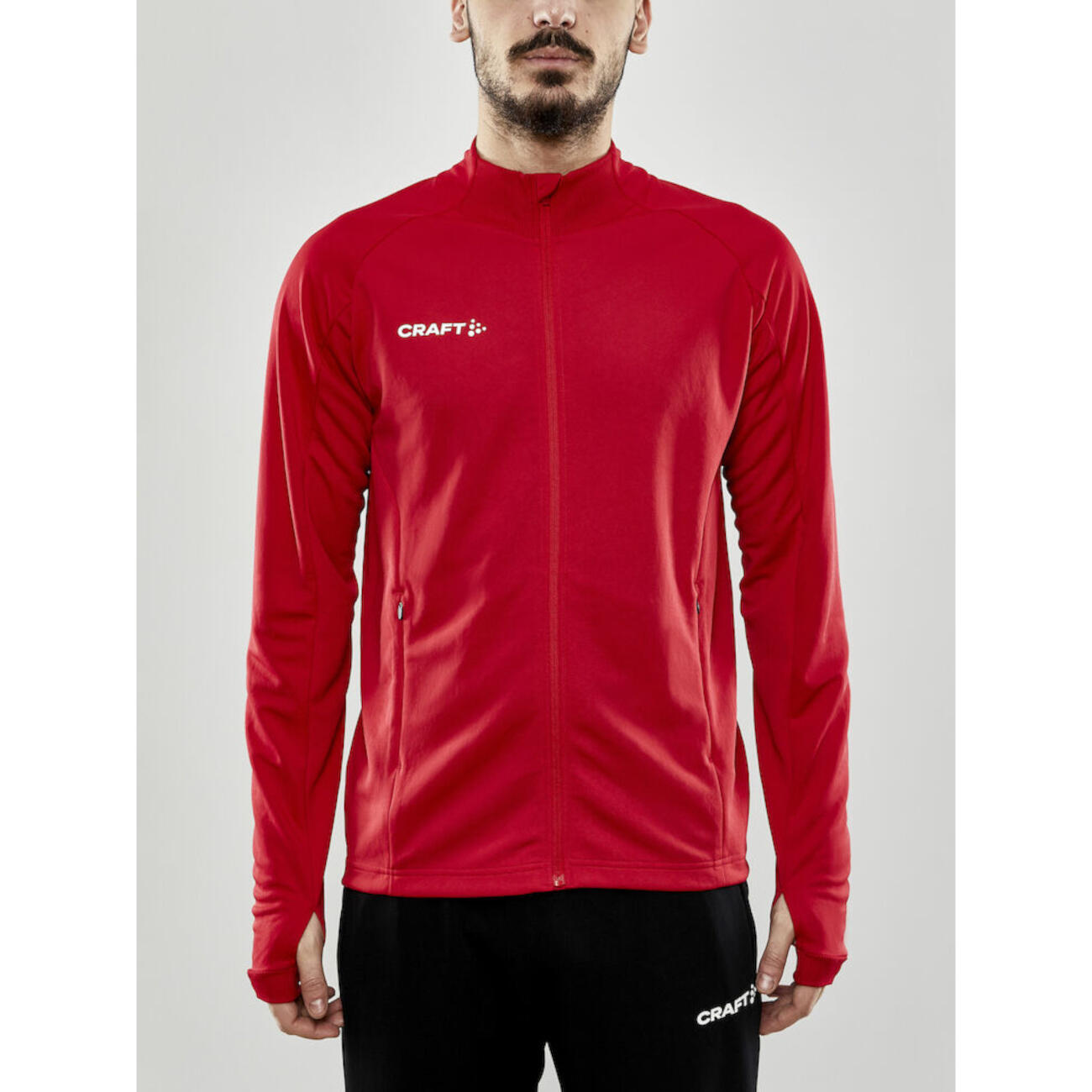 Craft Evolve Top Full Zip Hommes - Rouge 3/5