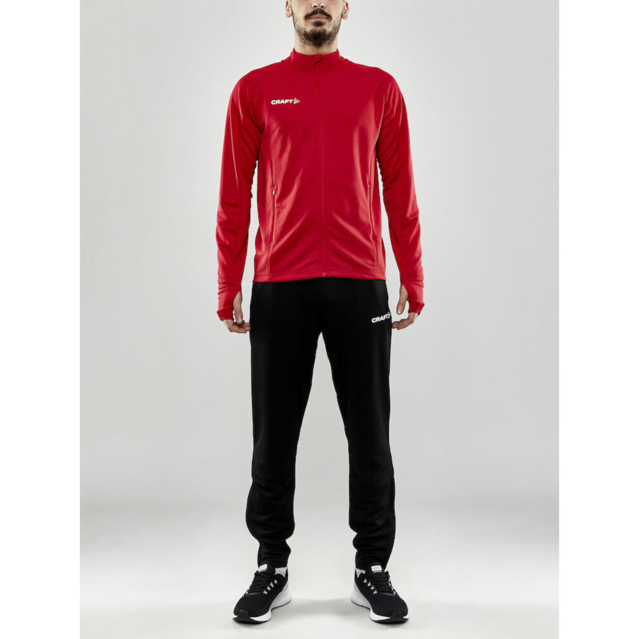 Craft Evolve Top Full Zip Hommes - Rouge 5/5