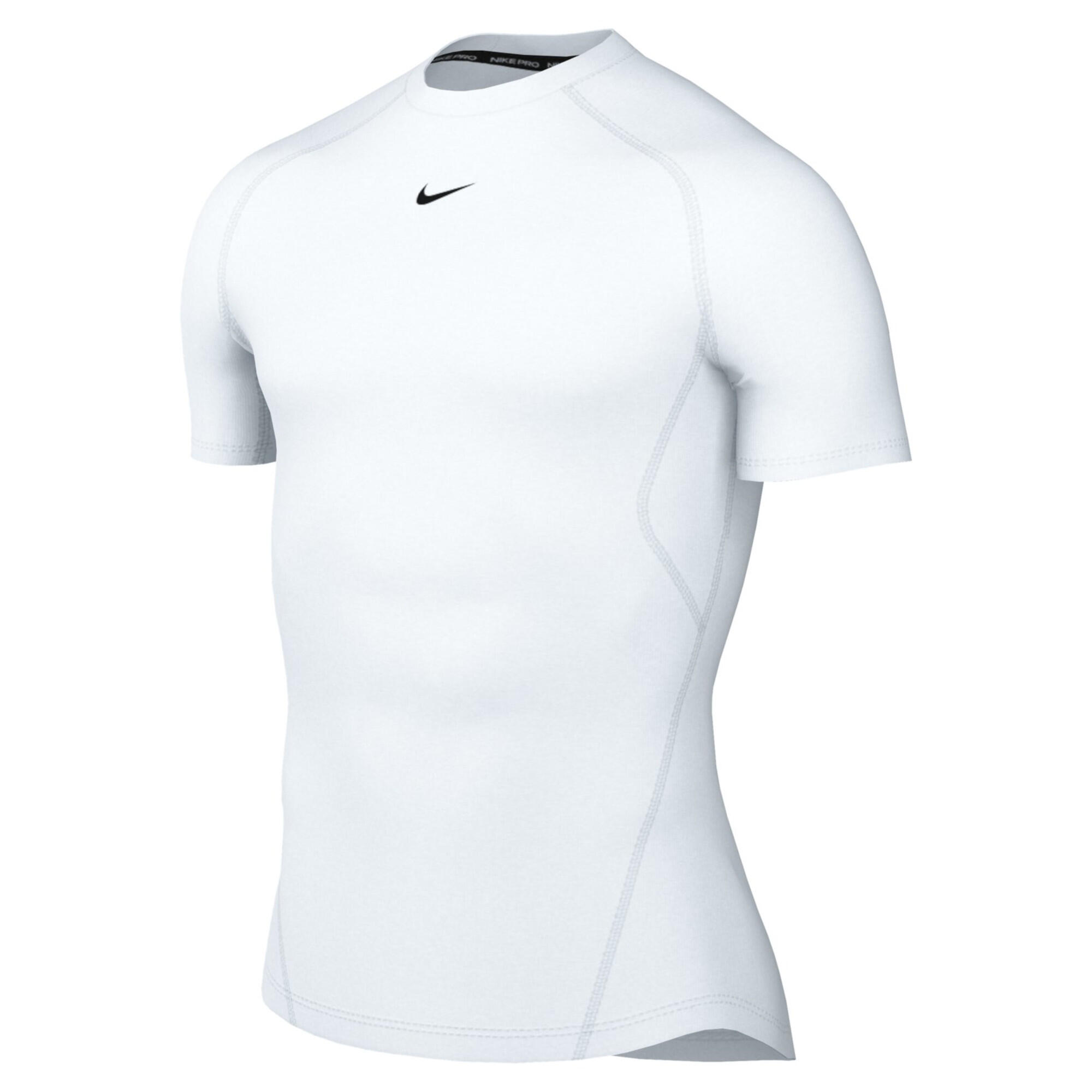 T-shirt uomo da palestra nike bianco 6/7