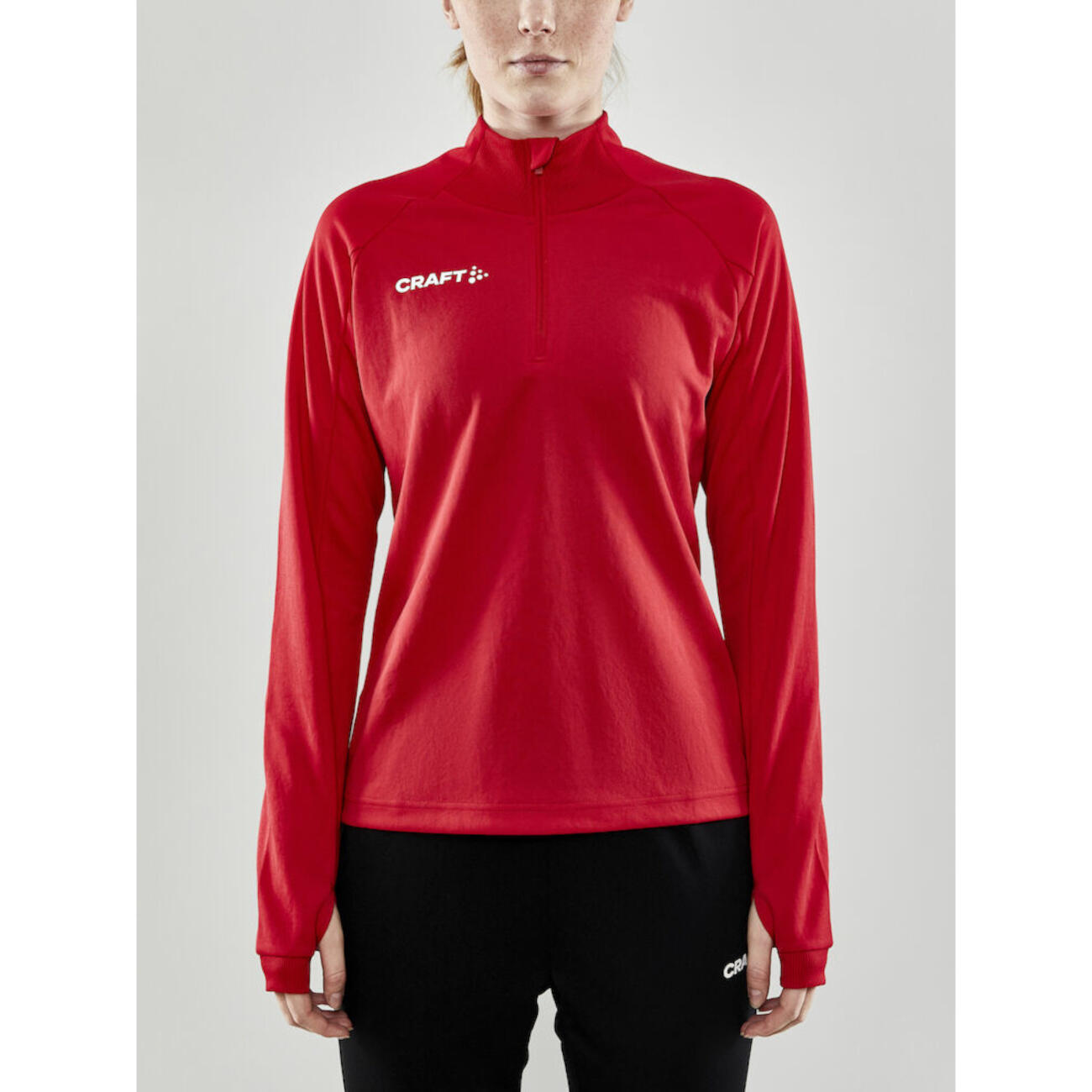 Craft Evolve Ziptop Dames - Rood, S 3/5