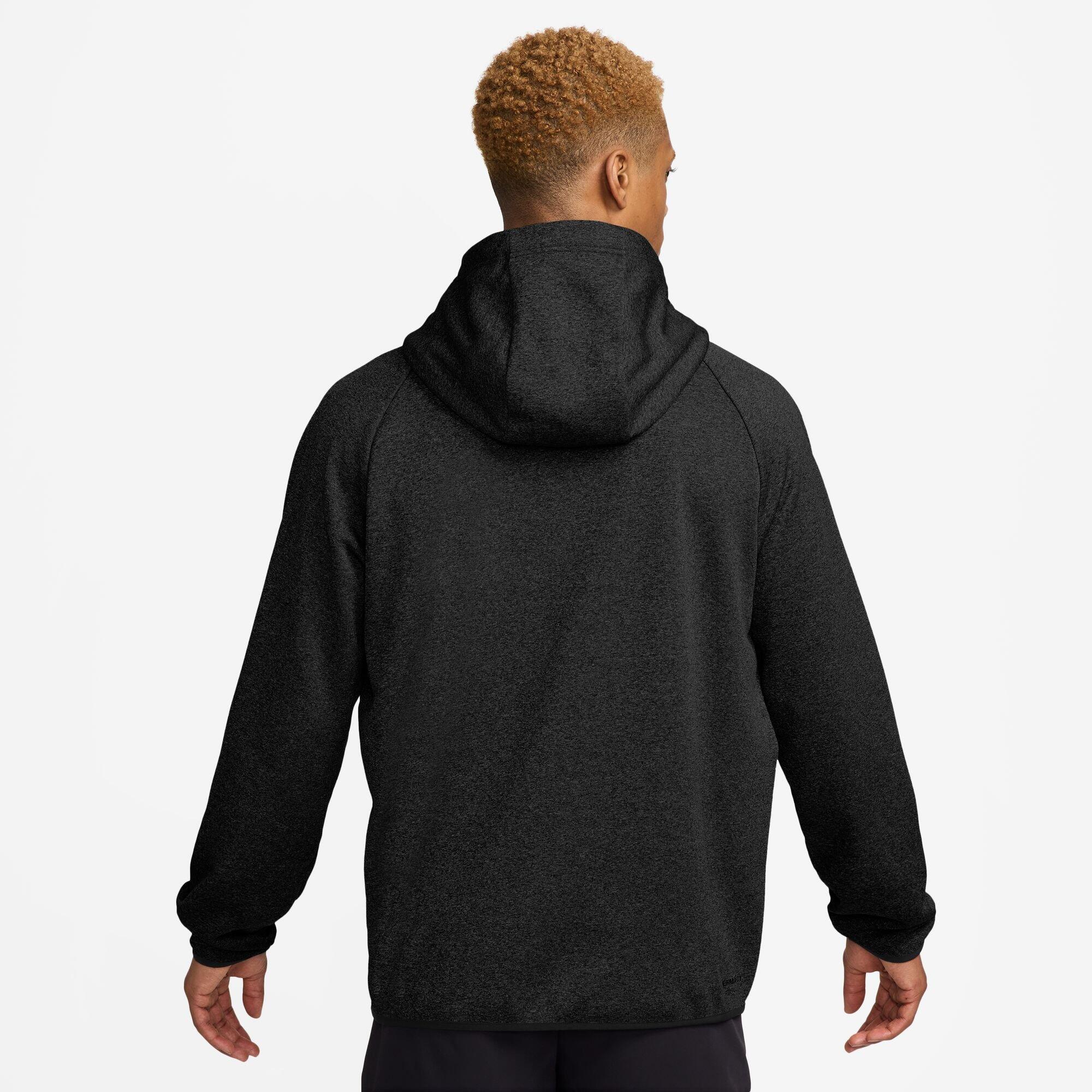 Felpa uomo nike therma-fit pro - grigio 2/7