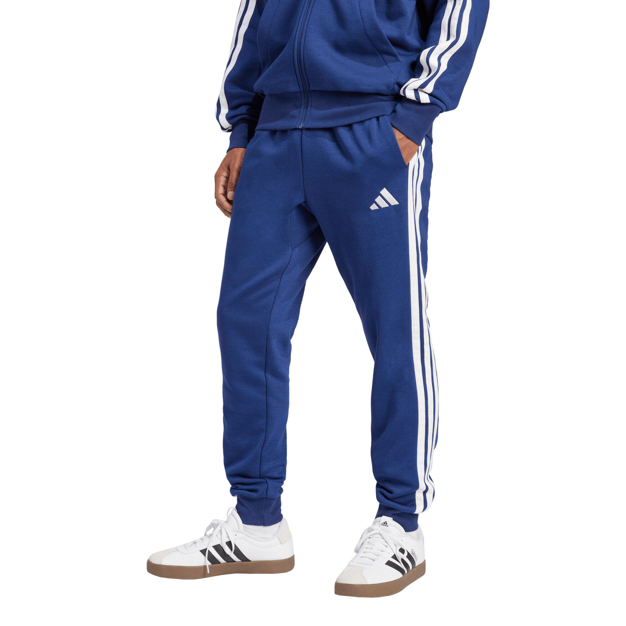 Essentials 3-Stripes Fleece Broek 7/8