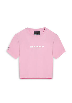 Camiseta Tomorrow Cropped Rosa Mujer D.Franklin