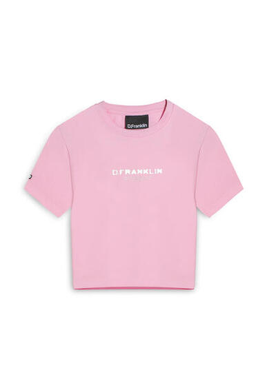 Camiseta Tomorrow Cropped Rosa Mujer D.Franklin