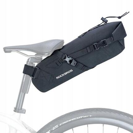 RockBros 3L Waterdichte Fietstas Zwart - Duurzaam & Reflecterend Design