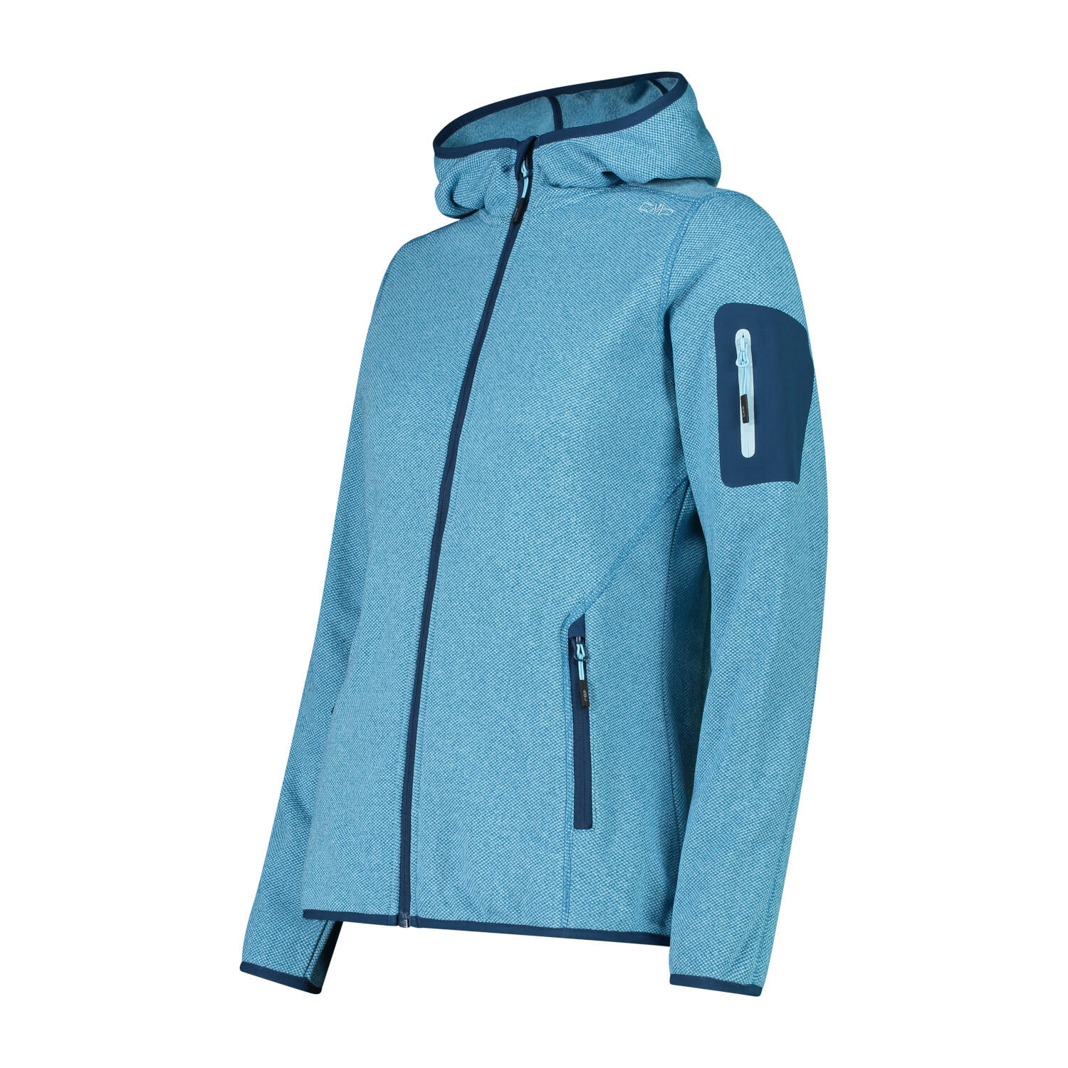 CMP Damen Jacke Knitted Melange Hoody 3H19826 3/3