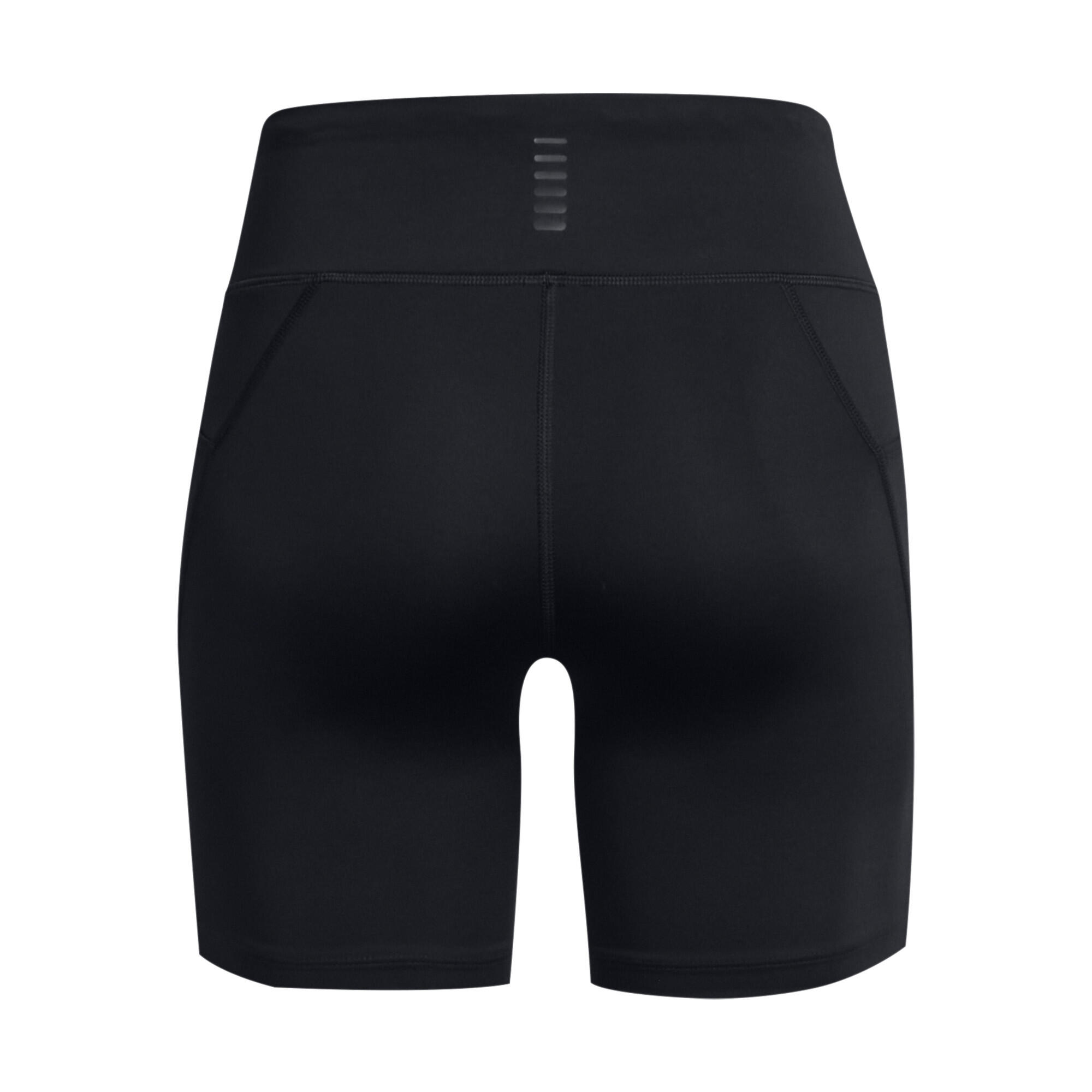 Calças curtas femininas Under Armour Launch Tight 2/6