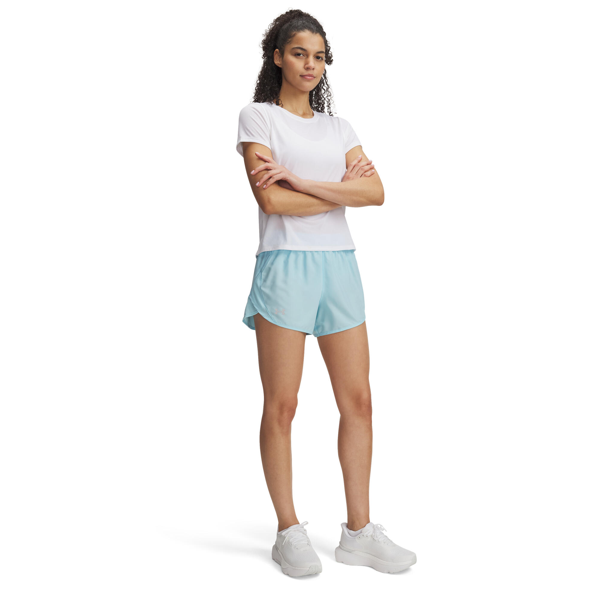 Pantalón corto mujer Under Armour Fly-By 3/3