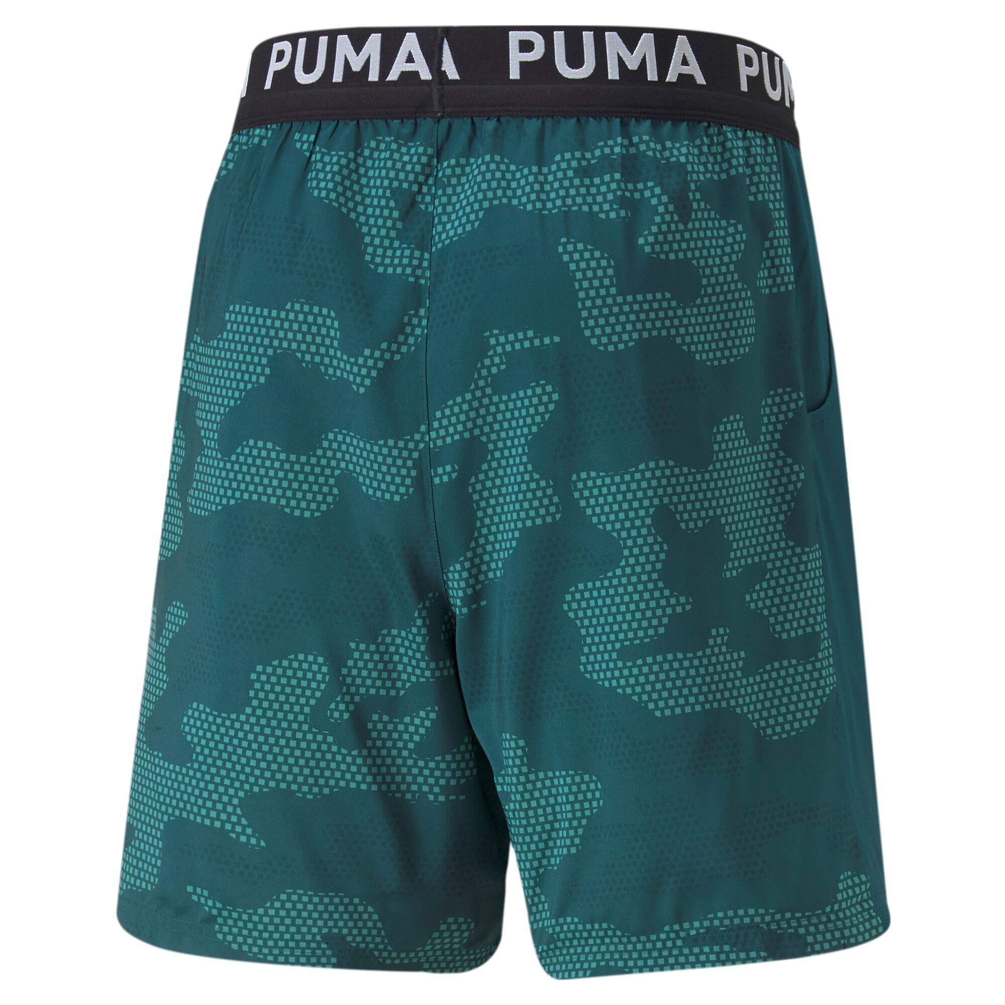 Puma Herren Short Train Off Season AOP Woven 7  Short 522359 3/3