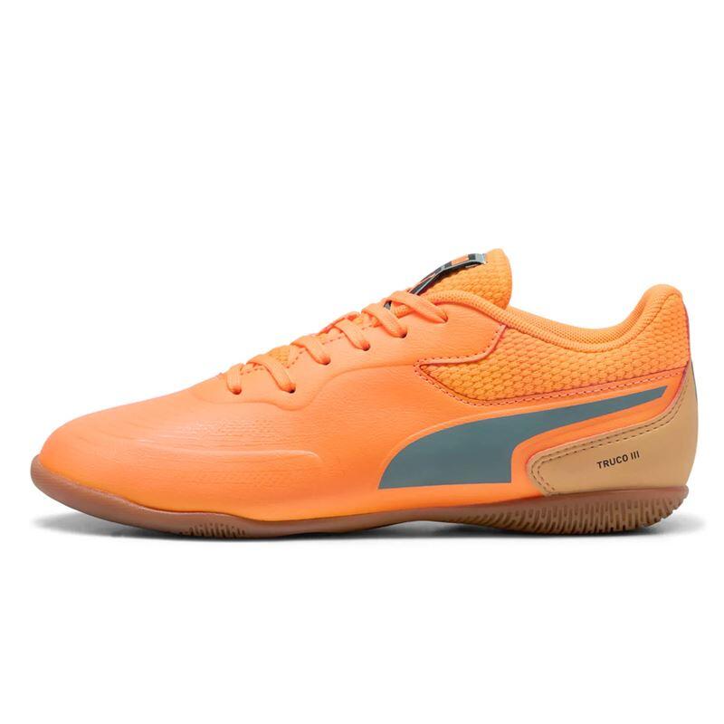 Sapatilhas Puma Truco III Jr 107980-06. Lua verde-fogo 2/5