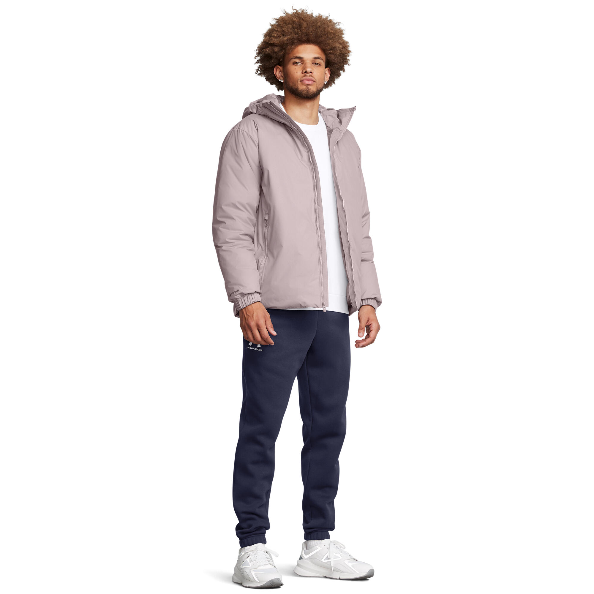 Under Armour Limitless Down Heren Donsjack Grijs 3/4
