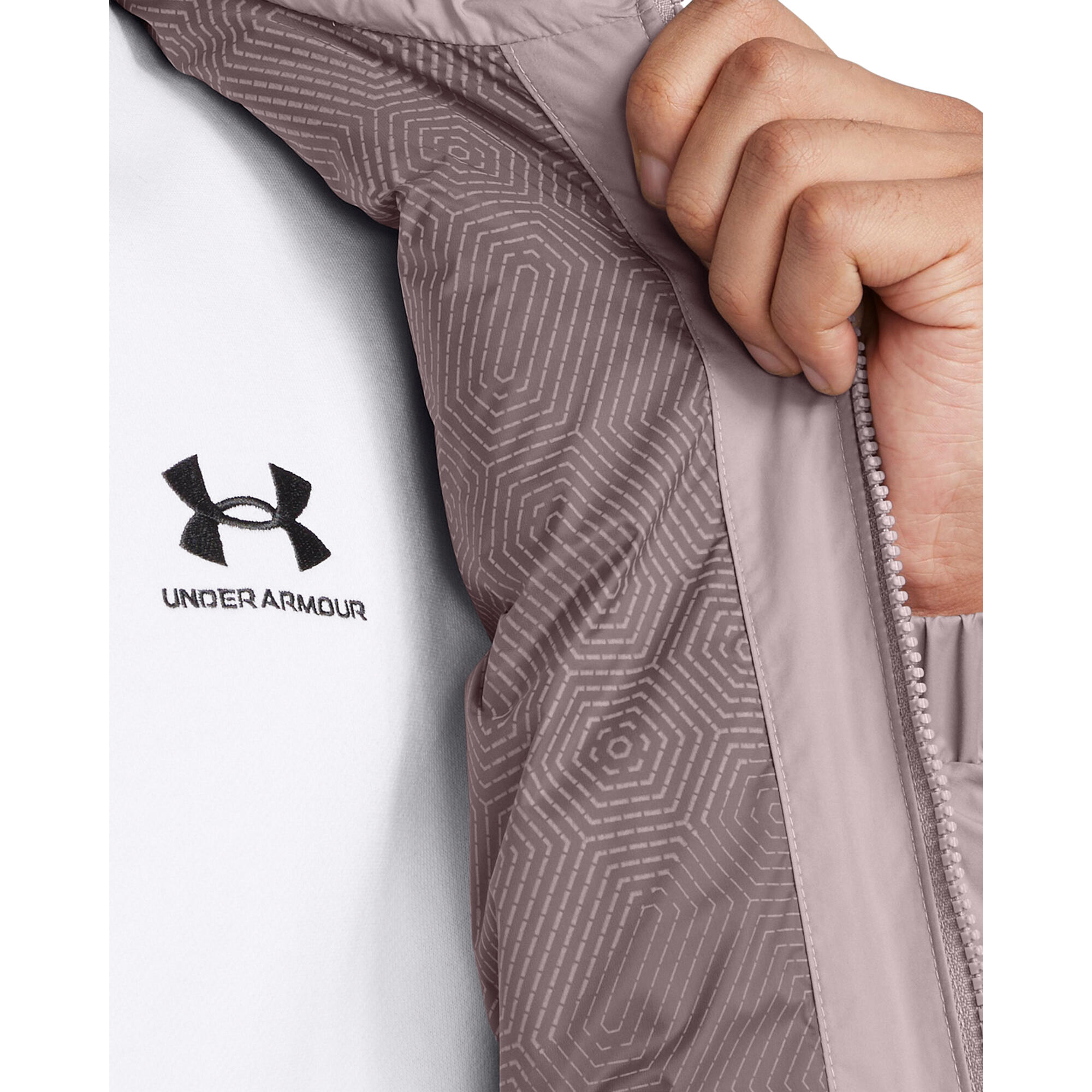 Under Armour Limitless Down Heren Donsjack Grijs 4/4