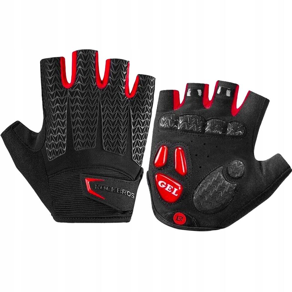 ROCKBROS Fahrradhandschuhe mit Gel-Einsätzen Rockbros