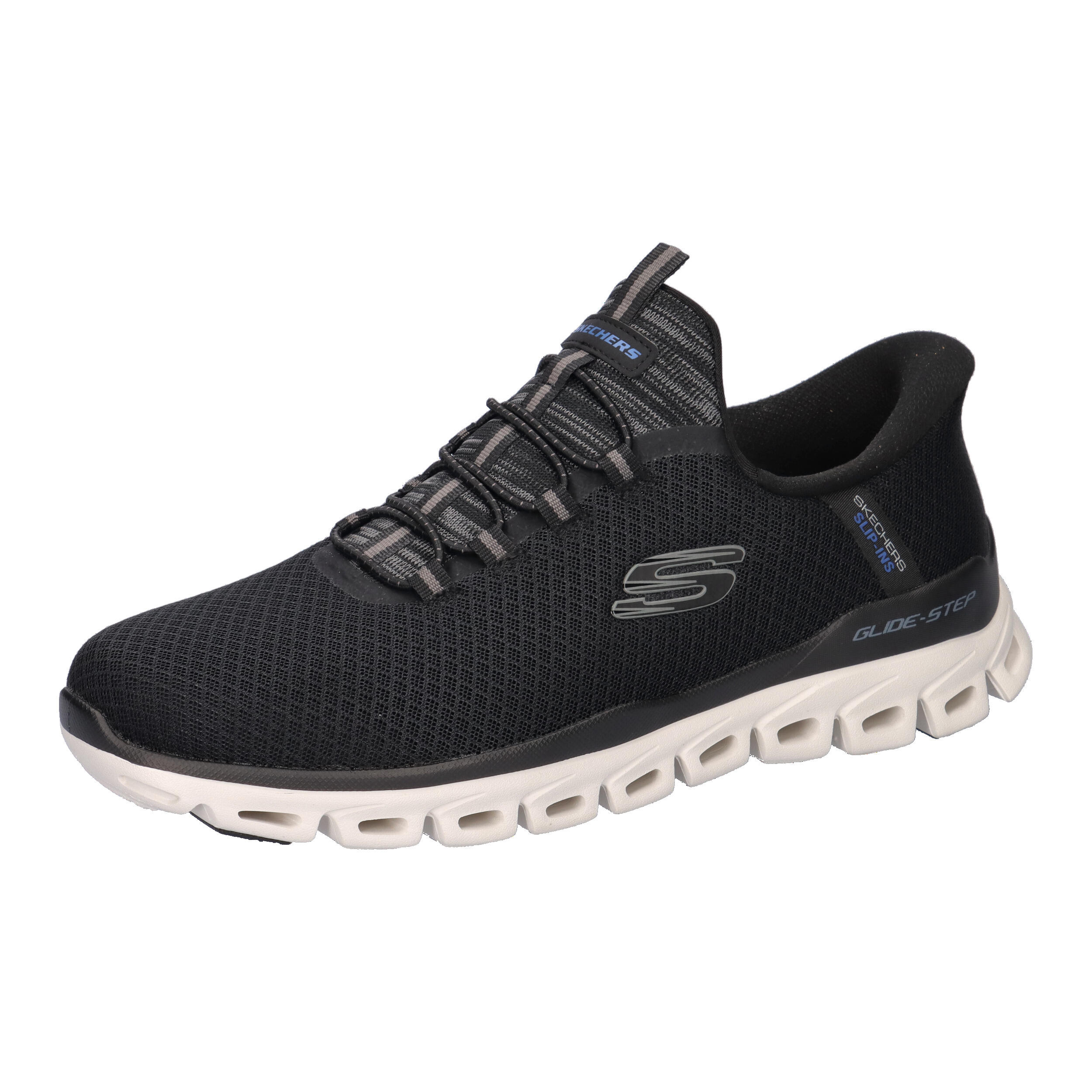 Chaussures Hommes Skechers Glide Step noir 1/7
