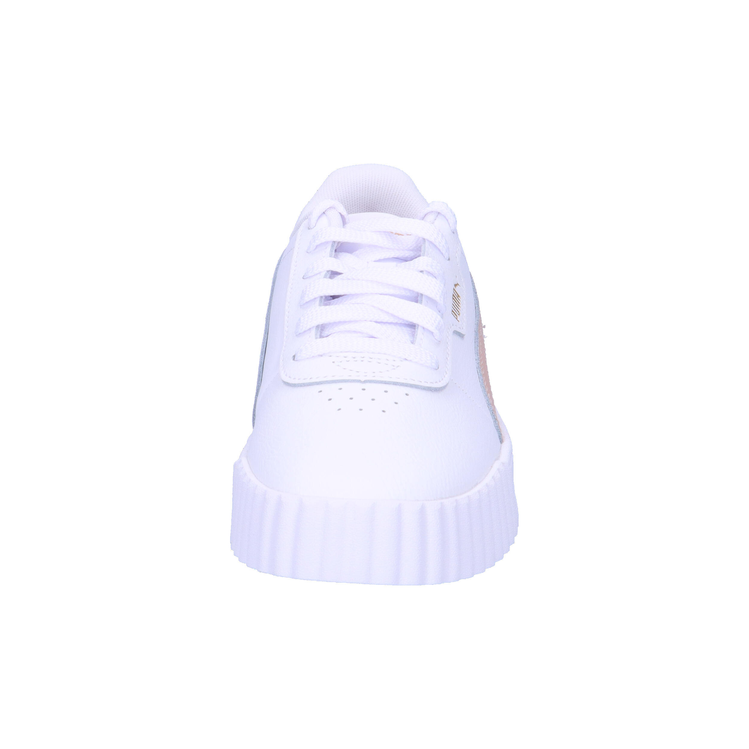 Scarpe Sportive Pelle Donna Puma Carina 3.0 Bianco Rosa 8/10