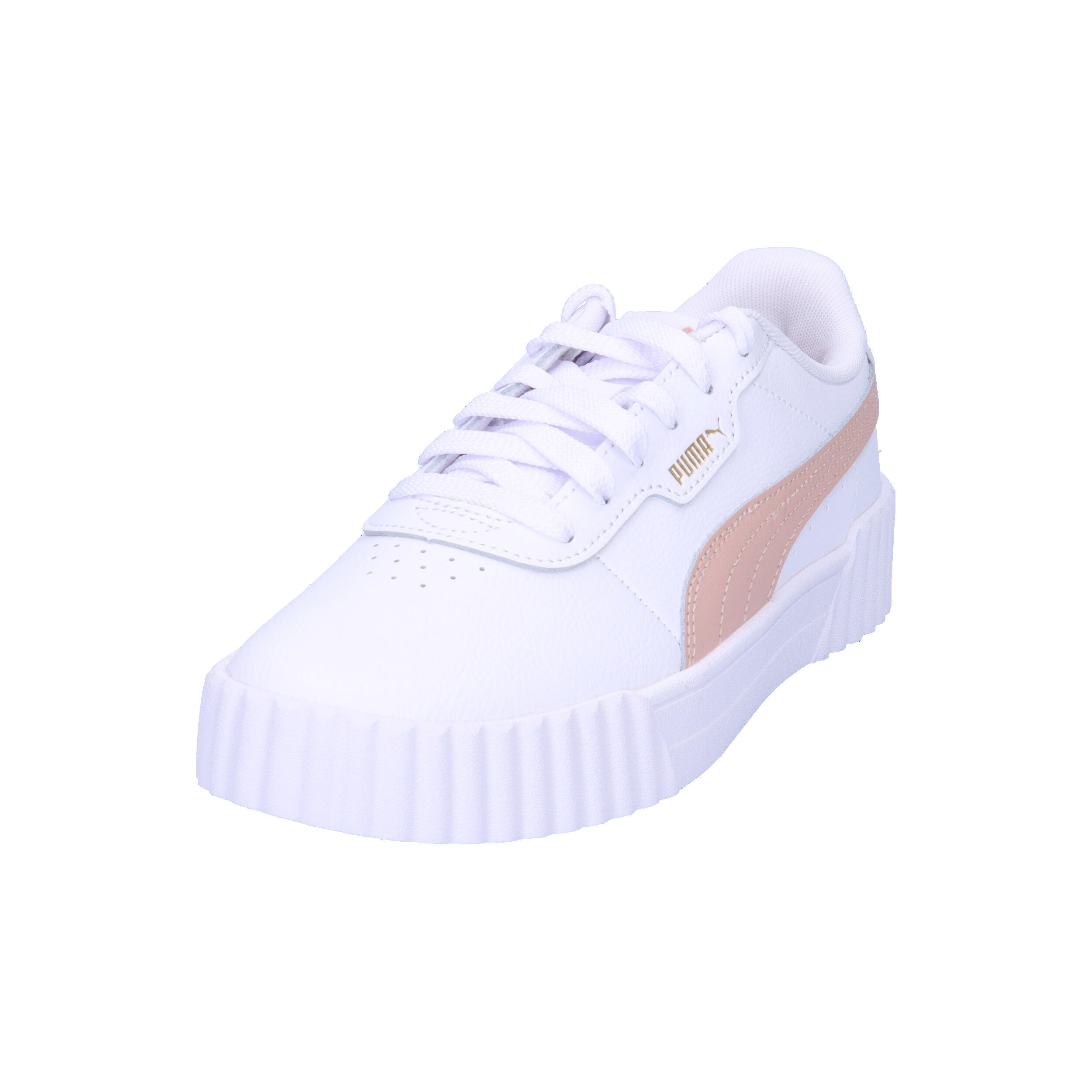 Scarpe Sportive Pelle Donna Puma Carina 3.0 Bianco Rosa 9/10