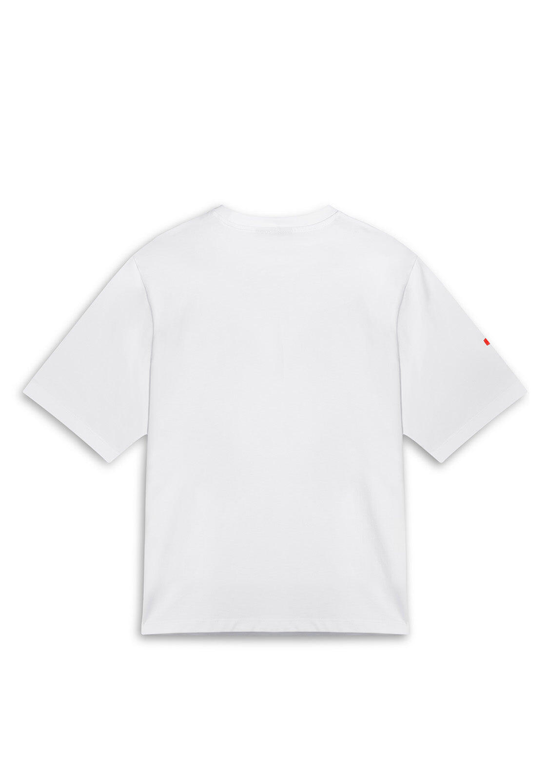 Camiseta Mujer Pasta Lover Blanca / Roja D.Franklin 2/3