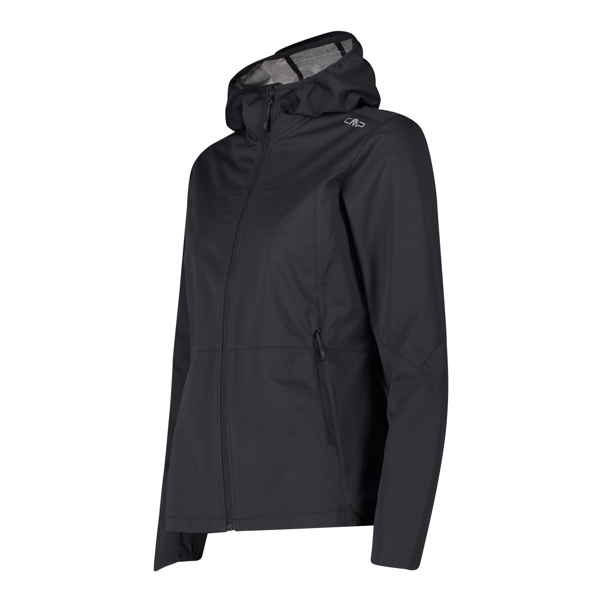 Chaqueta de senderismo con capucha fija para mujer CMP 3/3