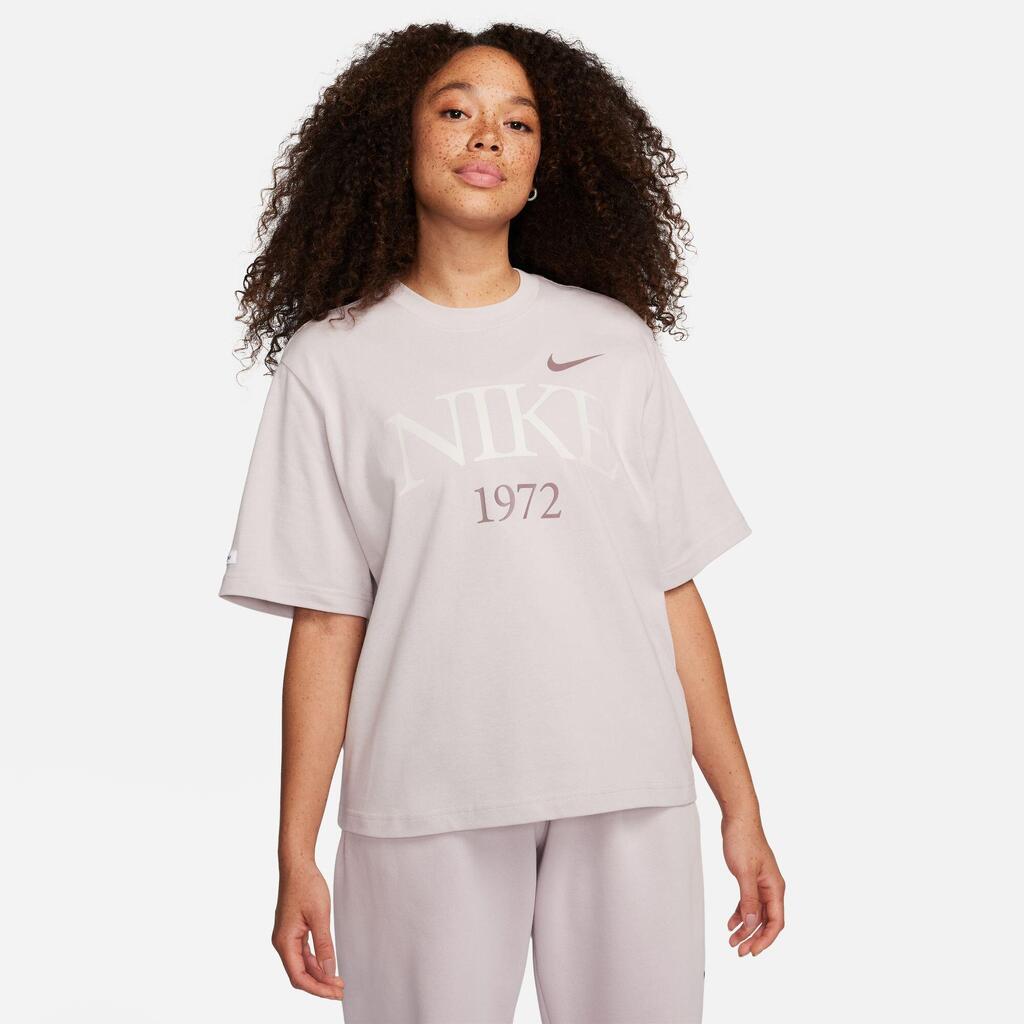 T-Shirt Female Nike Tee Classics Boxy Violet