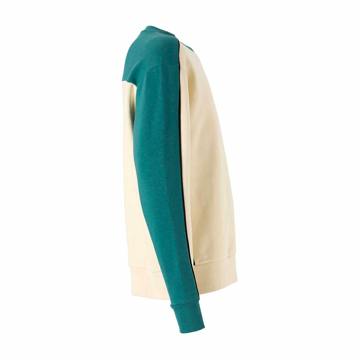 Sweatshirt manches longues homme Gilvio blanc, vert 2/4