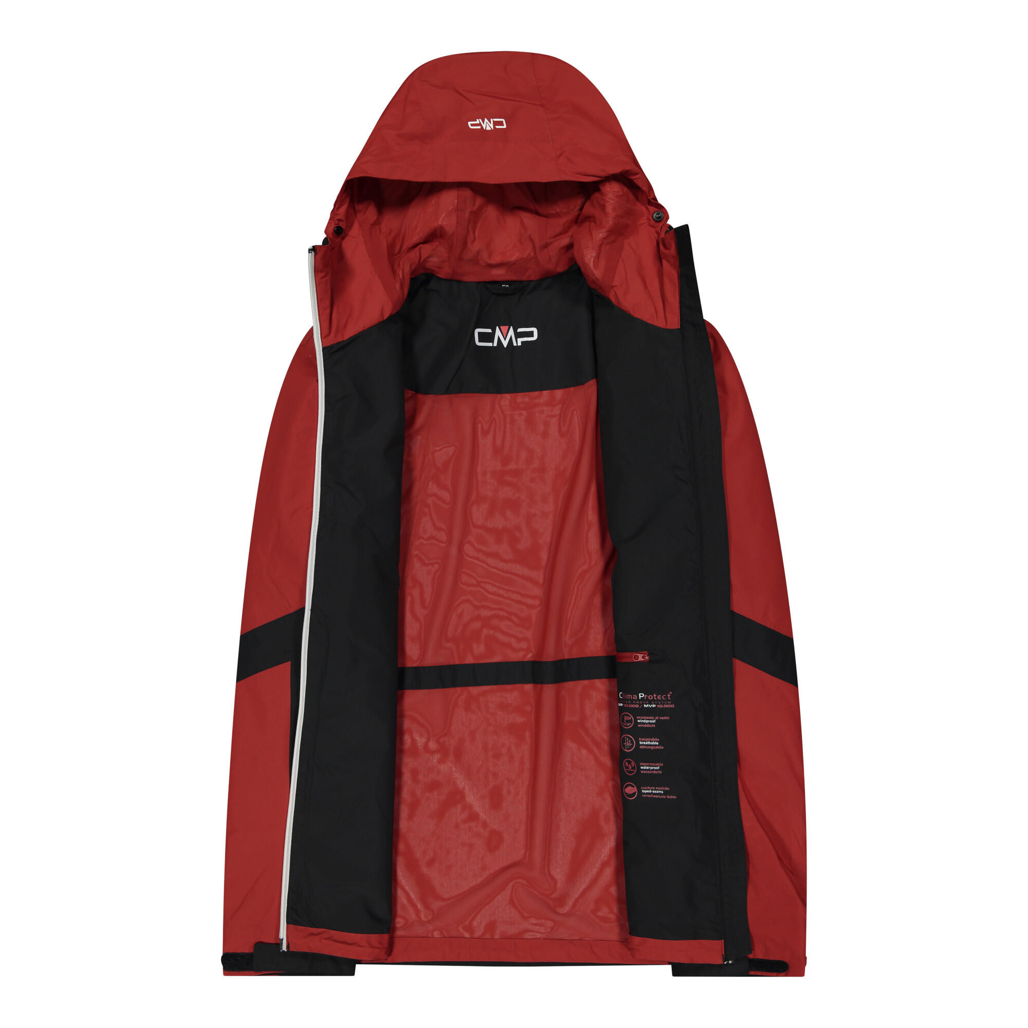 Waterdichte jas met vaste capuchon CMP 4/4