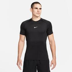 T-shirt Slim Fit Nike pour Homme en Noir/Blanc