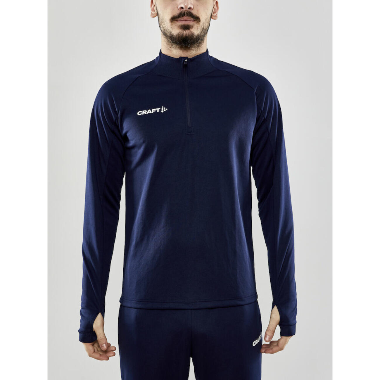 Craft Evolve Ziptop Heren - Marine 3/5