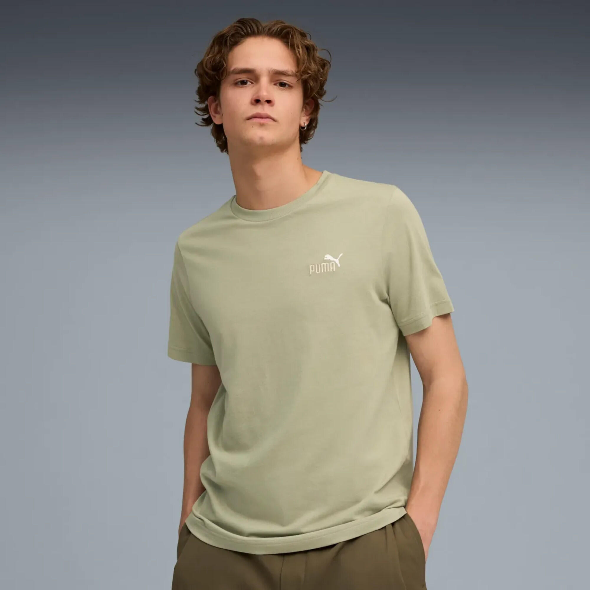 Puma Herren T-Shirt ESS 2 COLOR Small No. 1 Logo Tee 684717 2/9